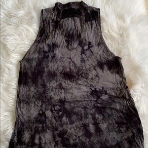 Tie Dye High Neck Tank